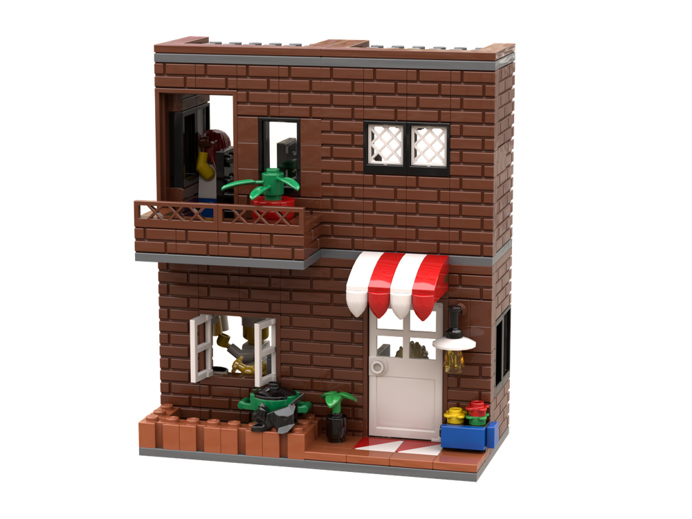 Lego Reddish Brown Brick House