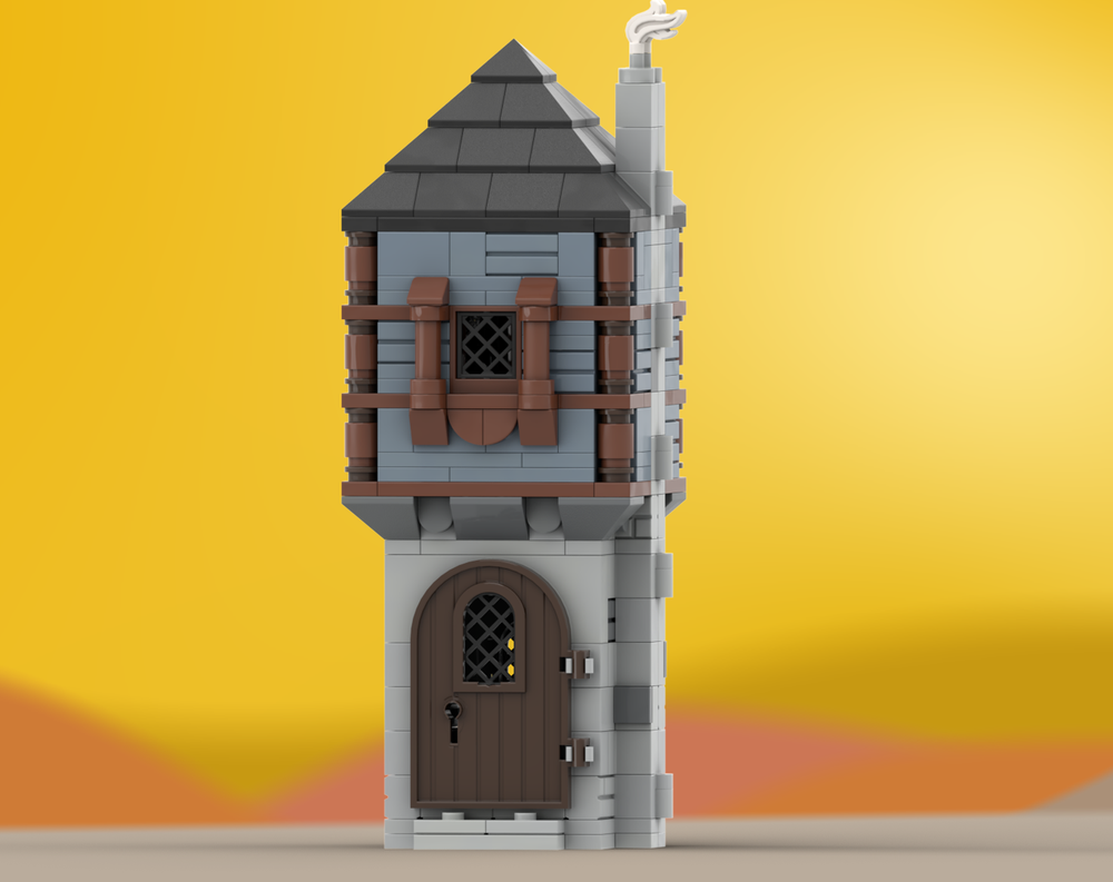 Lego Mini Blue Medieval House