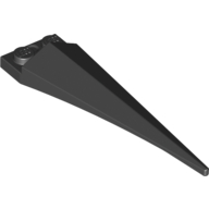 Lego Plate Special 1 x 2 with Angular Extension and Flexible Black Tip