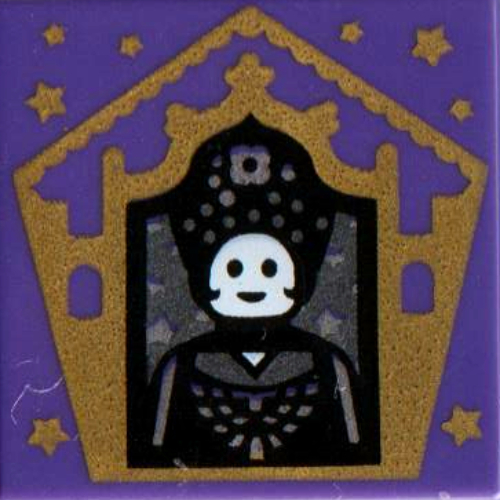 Lego Tile 2 x 2 with Wizard Card Seraphina Picquery Print