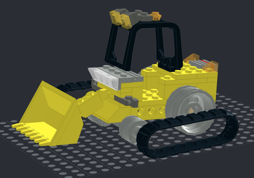 Lego small tracked shovel 2.0