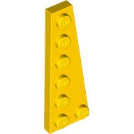 Lego Wedge Plate 6 x 2 Right / Yellow