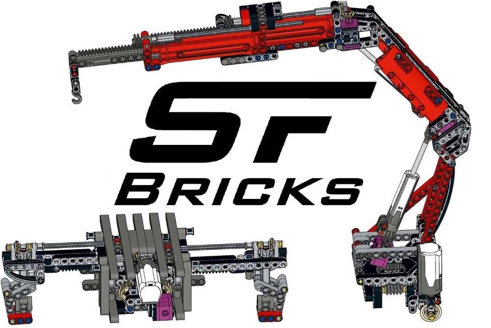 Lego RC Knuckle Boom Crane