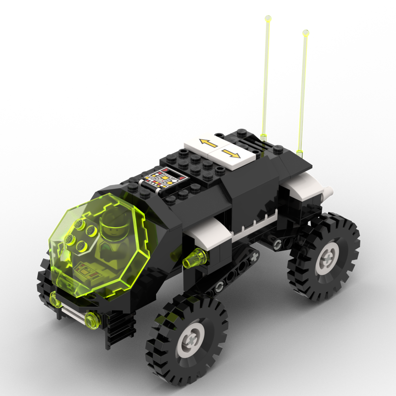 Lego MOC-0009 terrain blaco