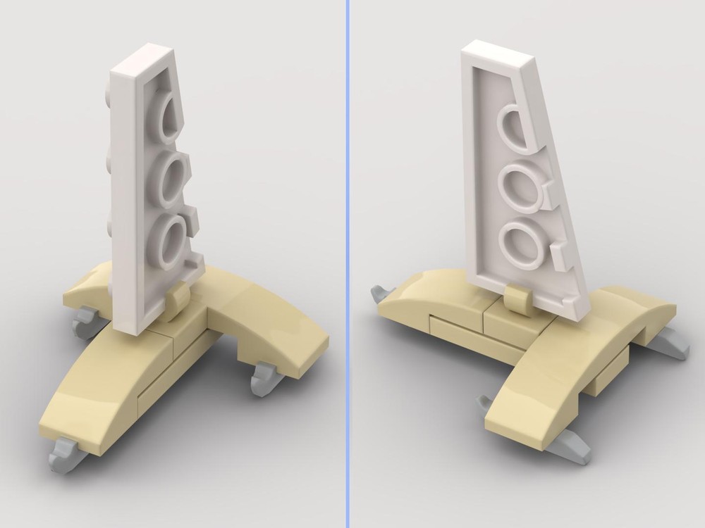 Lego Nano ice yacht (8 bricks)