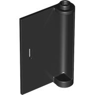 Lego Door 1 x 3 x 4 Left - Open Between Top and Bottom Hinge / Black