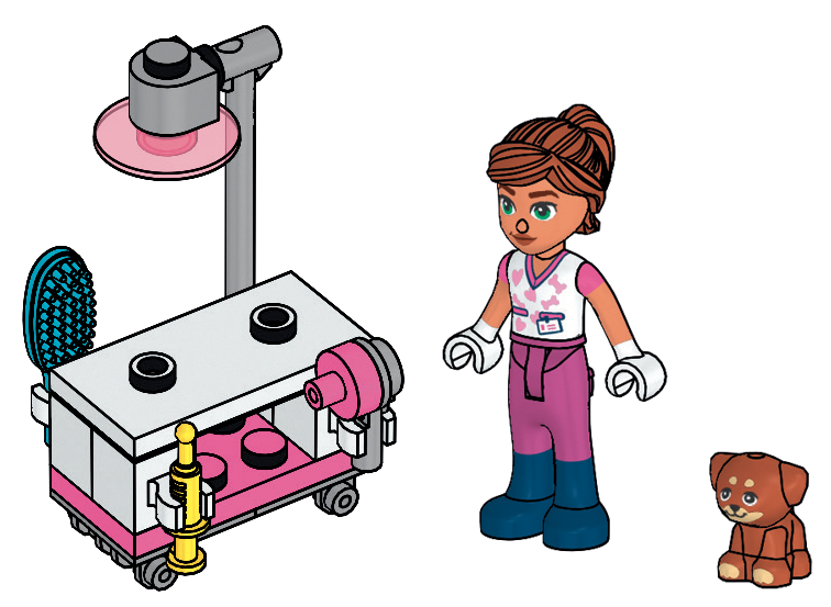 Lego Valeria with Puppy