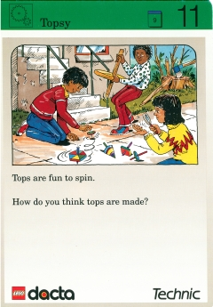 Lego Set 9603 Activity Card Exploration 11 - Topsy