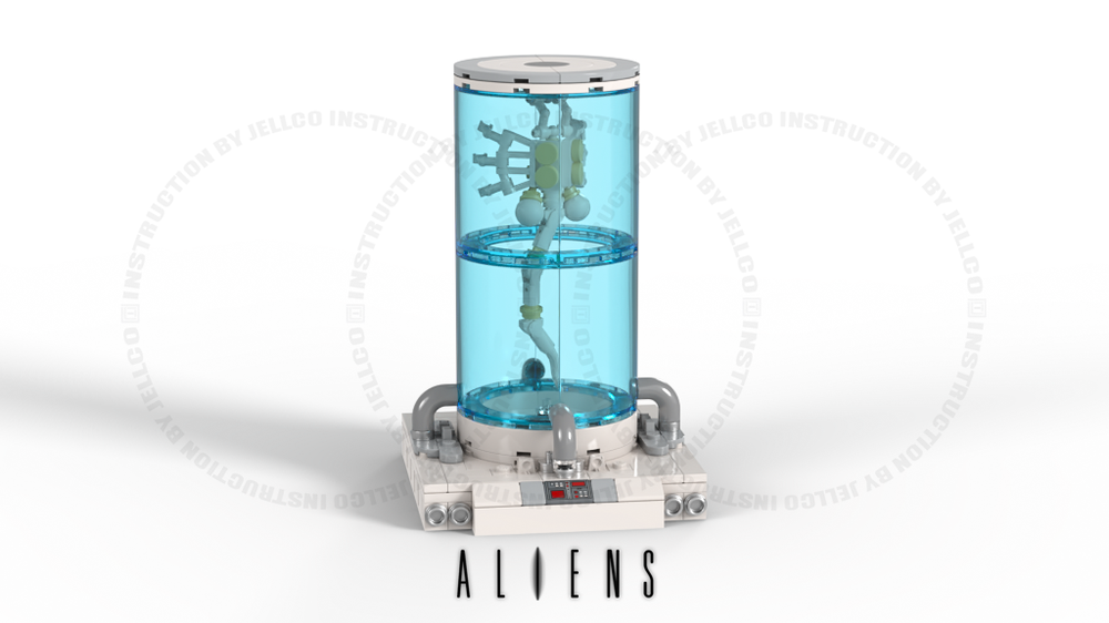 Lego Micro ALIENS Concept ART Series : Laboratory of Weyland Corp.