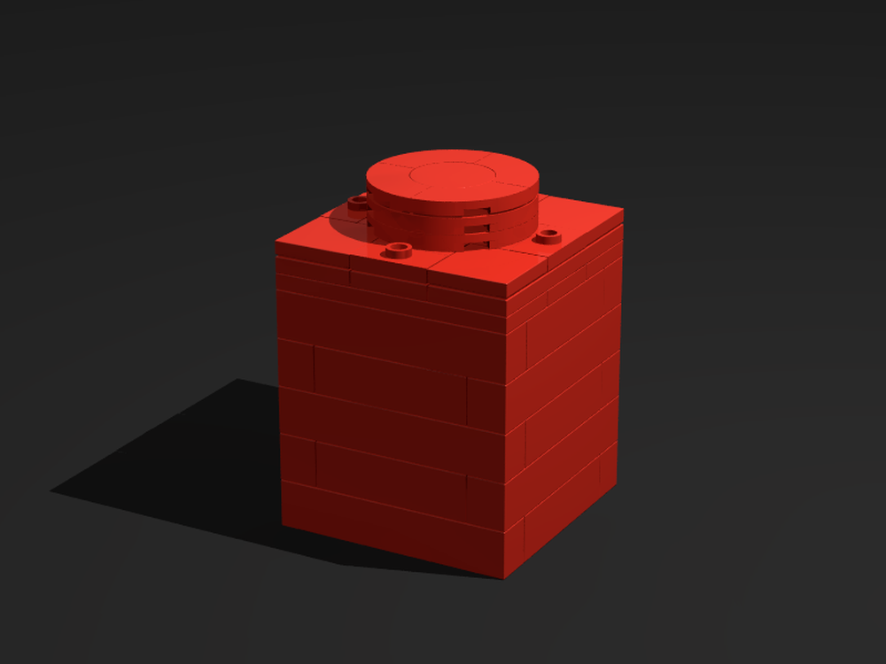 Lego 1x1 Brick 1:6 Scale