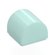 Lego Brick Curved 1 x 1 x 2/3 Double Curved Top, No Studs / Light Aqua
