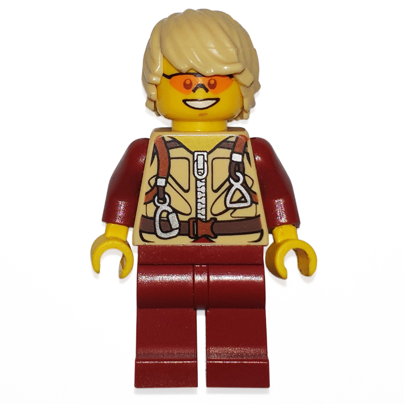 Lego Hero with Orange Sunglasses