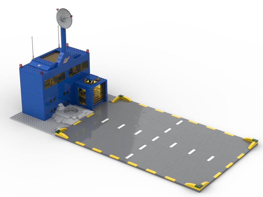 Lego Space Flight Control Centre