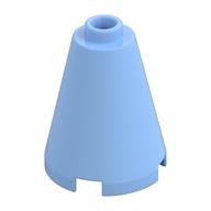Lego Cone 2 x 2 x 2, Open Stud / Bright Light Blue
