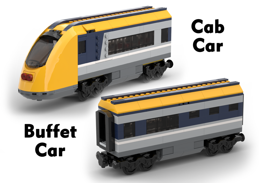 Lego 60197 Cab Car & Buffet Car