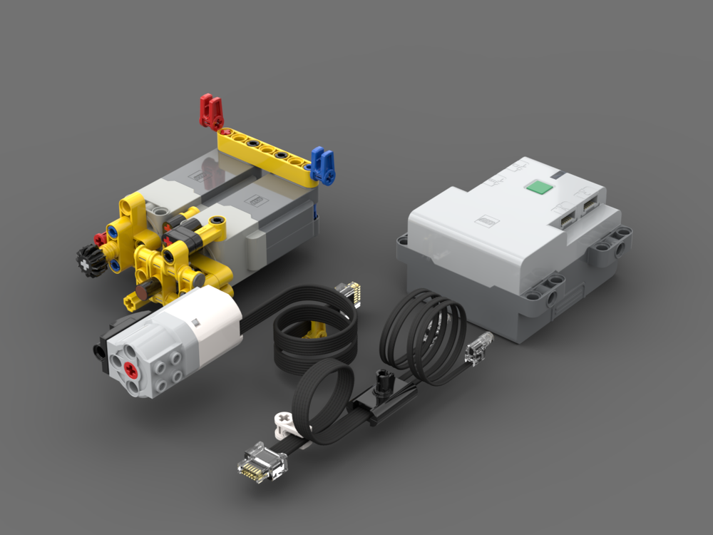 Lego Control+ motorization kit for Freightliner Cascadia