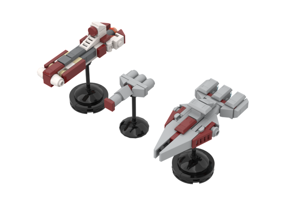 Lego Midi-Scale Republic Support Ships