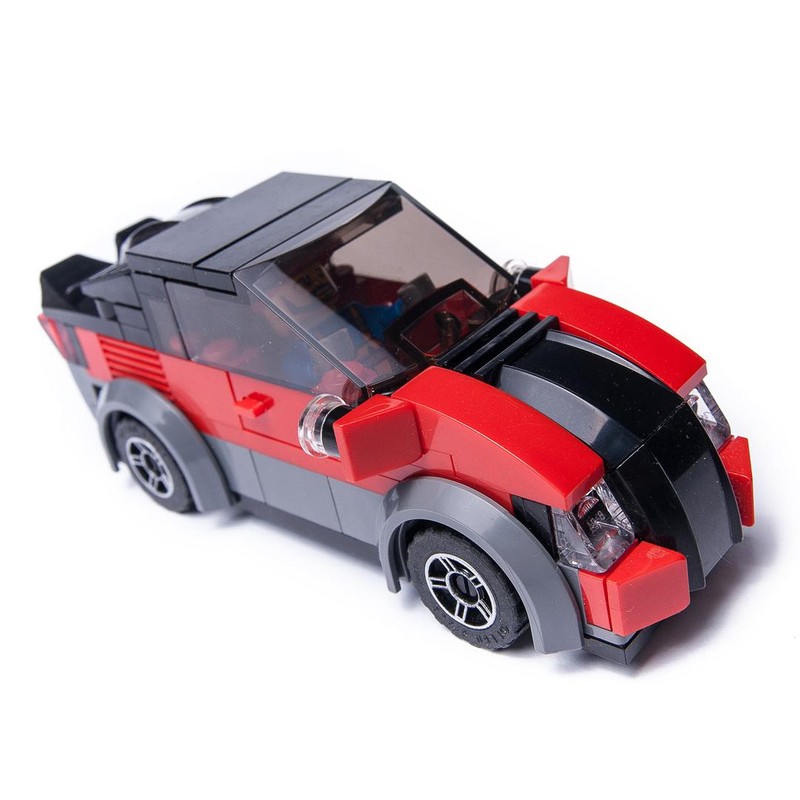 Lego red sports car