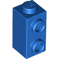 Lego Brick Special 1 x 1 x 1 2/3 with Studs on 1 Side / Blue