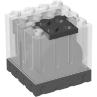 Lego Motor, 9V 4 x 4 x 3 1/3 with Dark Bluish Gray Base