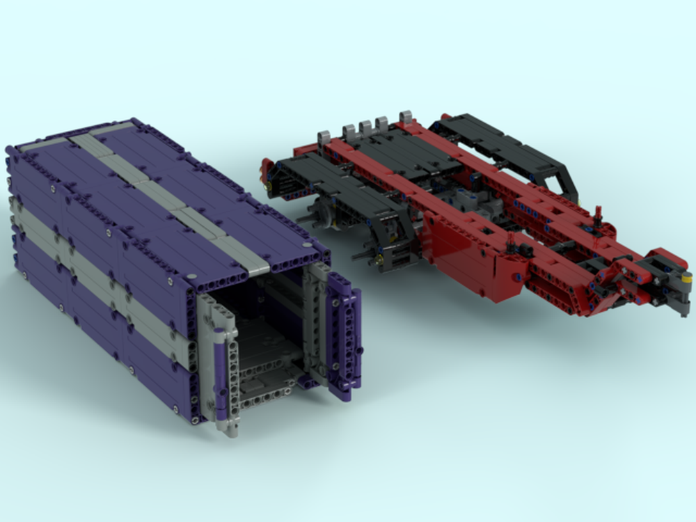 Lego Custom Container Trailer 2.0