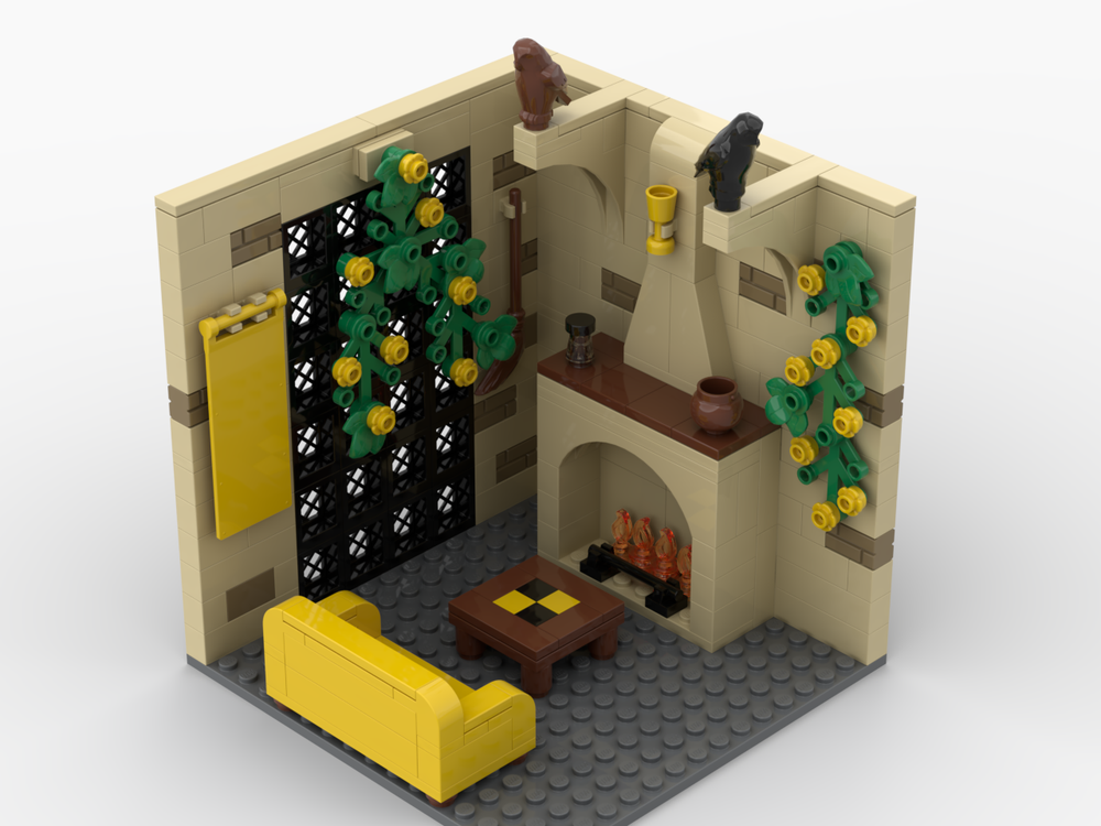 Lego Hufflepuff common room