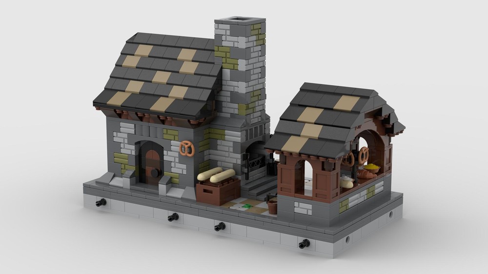 Lego Mini-Medieval-Modulars 45 - "Bakery"