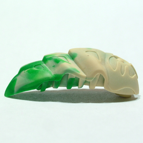 Lego Large Figure Accessory, Rahkshi Kraata Stage 3 with Marbled Green Tail Pattern / Tan