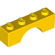 Lego Brick Arch 1 x 4 / Yellow