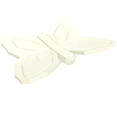 Lego Belville / Scala, Insect, Butterfly / White