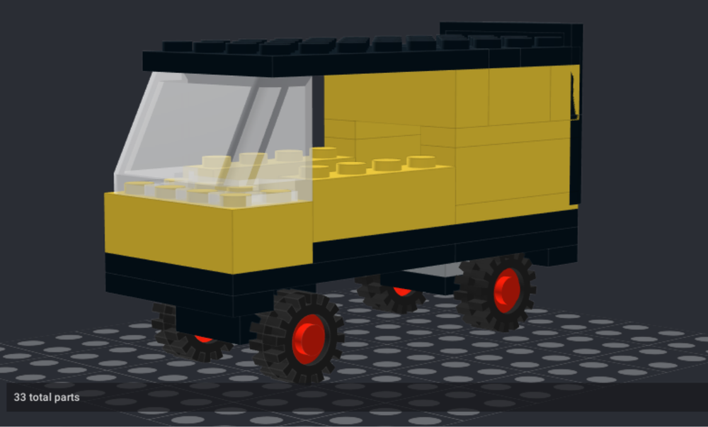 Lego Cargo Van with Openable Tailgate