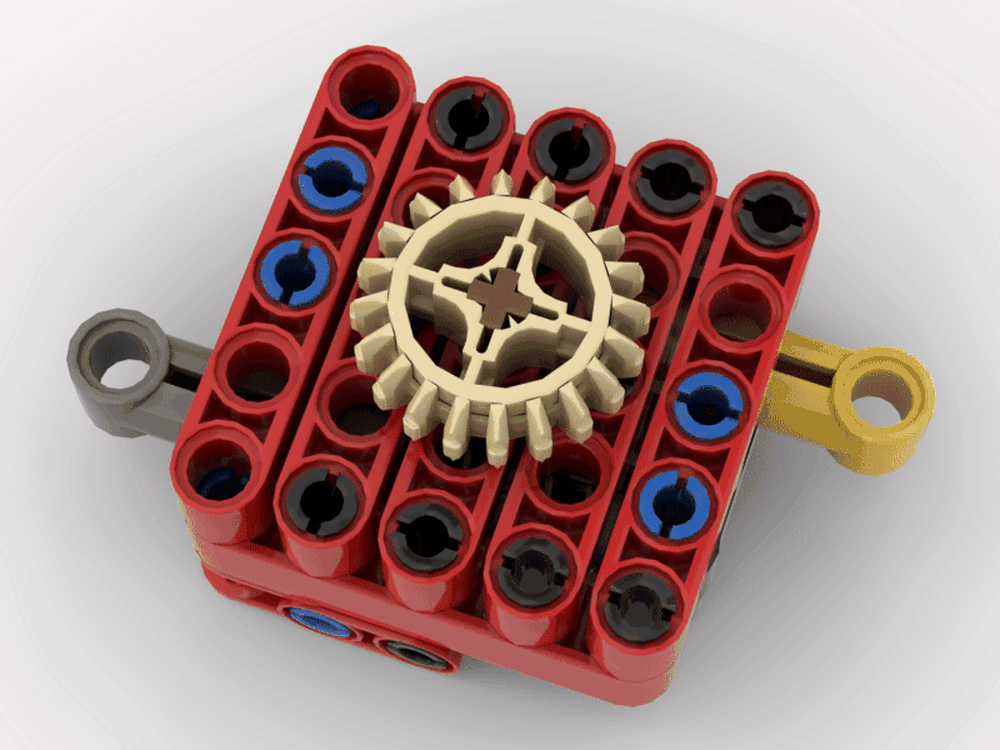 Lego technic fidget cube