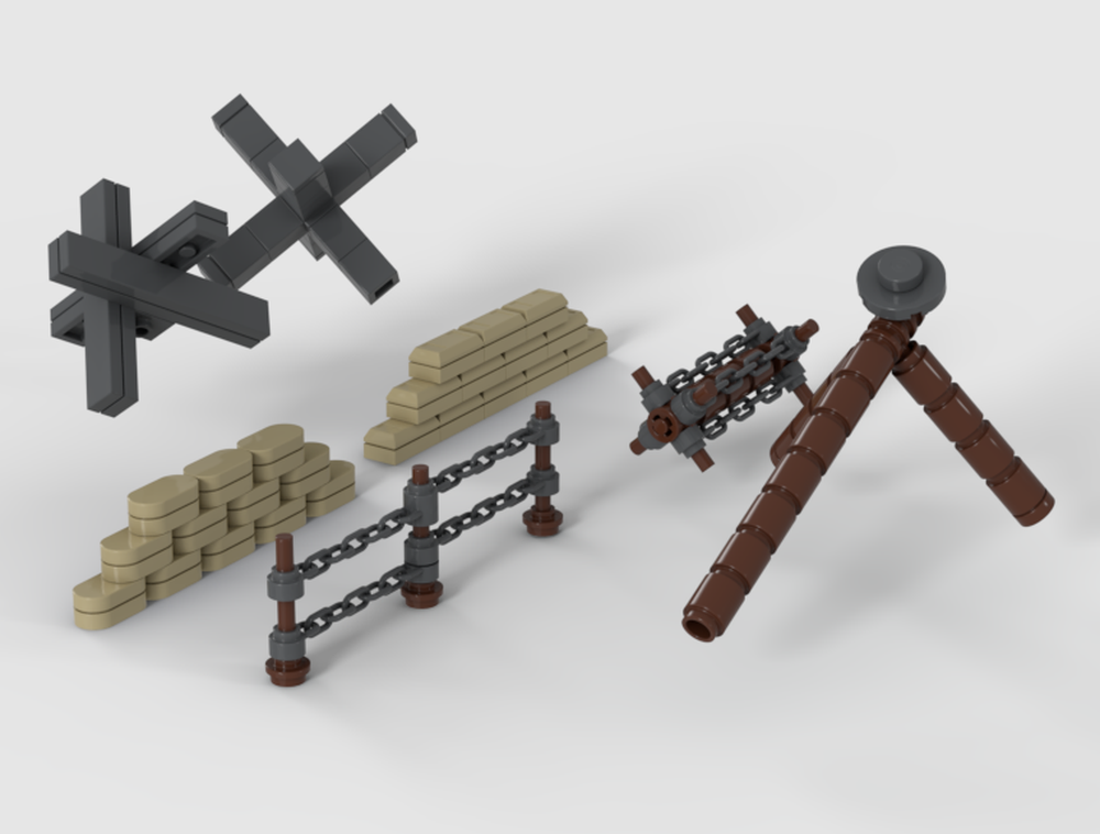 Lego World War Defensive Accessories
