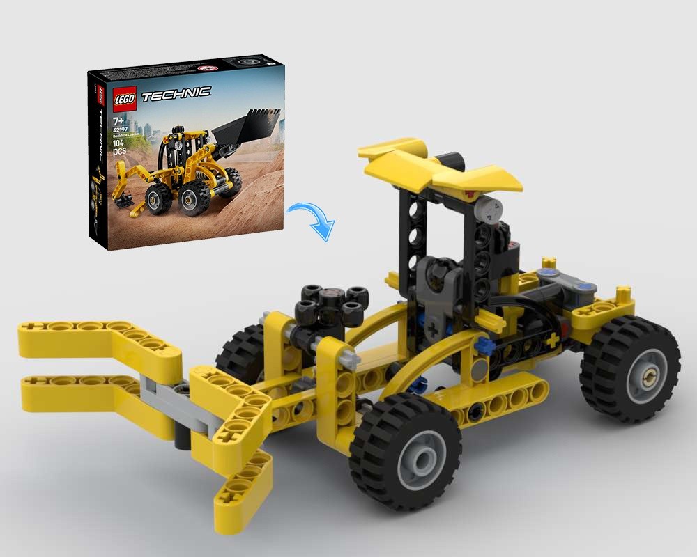 Lego Mini Bulldozer 42197 Alternate Build