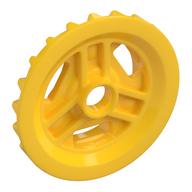 Lego Differential Gear - 22 Tooth Bevel with Round Axle Hole / Yellow
