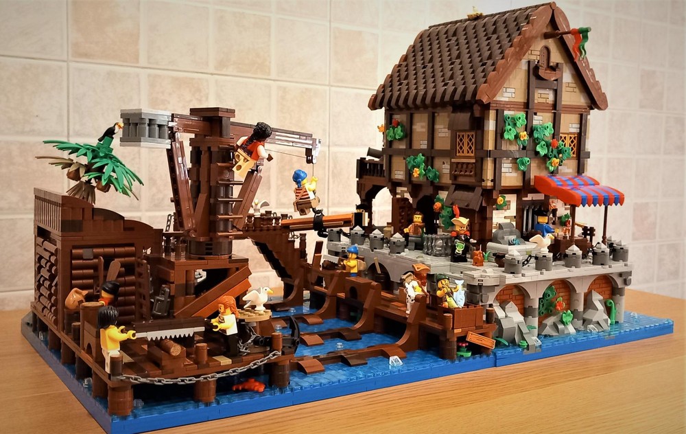 Lego Pirate Caribbean Shipyard
