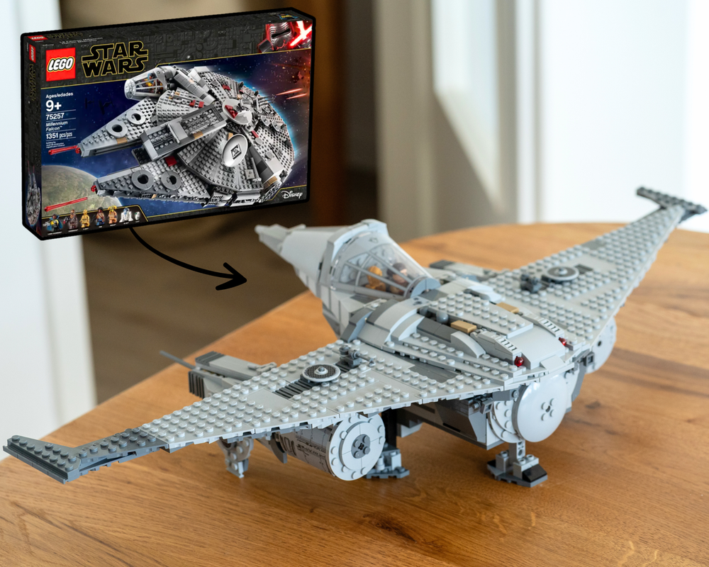Lego Padme's J-Type Star Skiff (75257 Alternate Model)