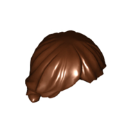 Lego Hair Tousled and Layered / Reddish Brown