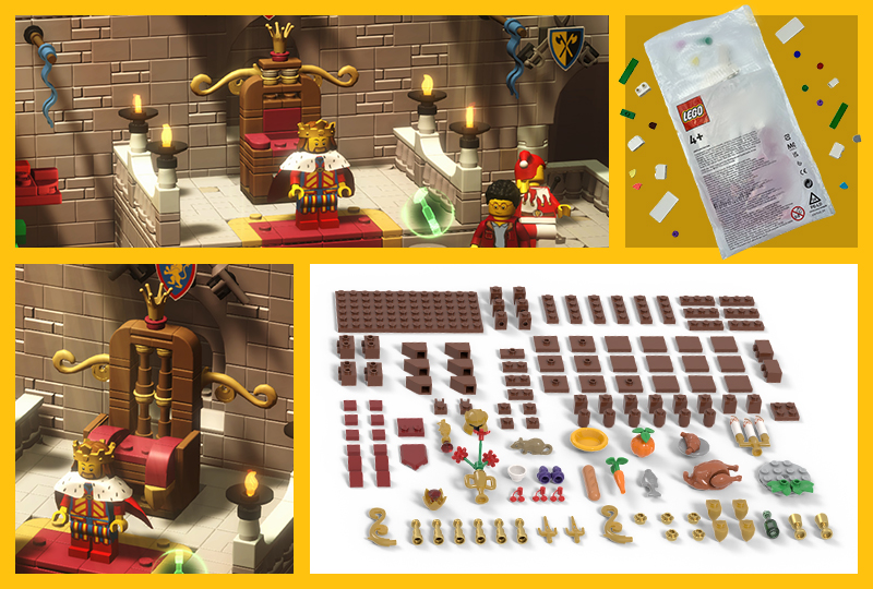 Lego Medieval Throne