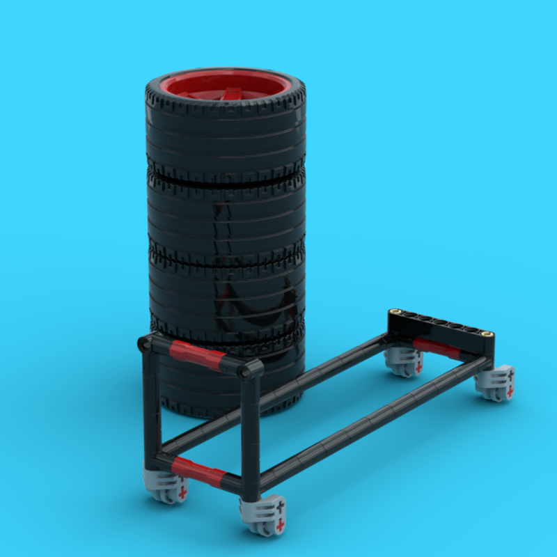 Lego Tire Rack for 42077