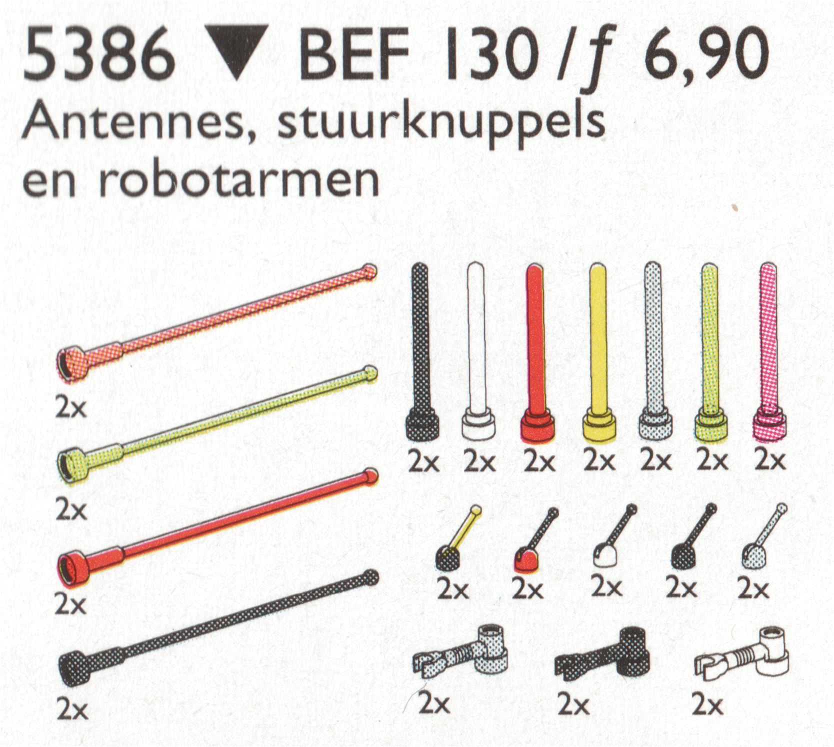 Lego Antennas and Control Sticks