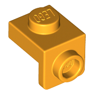Lego Bracket 1 x 1 - 1 x 1 / Bright Light Orange