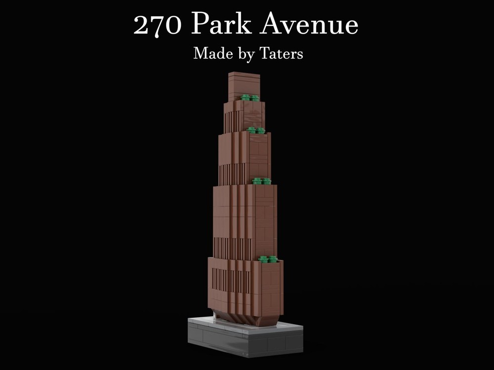 Lego 270 Park Avenue (JPMorgan Chase HQ) - NYC