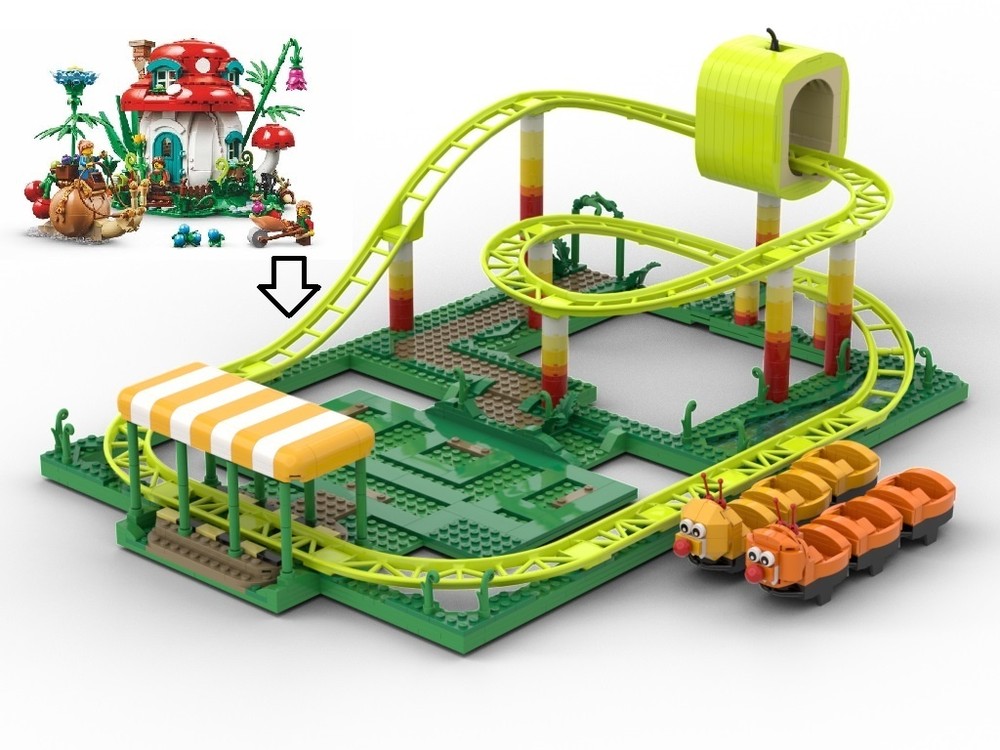 Lego CATERPILLAR MUSHROOM KIDS COASTER