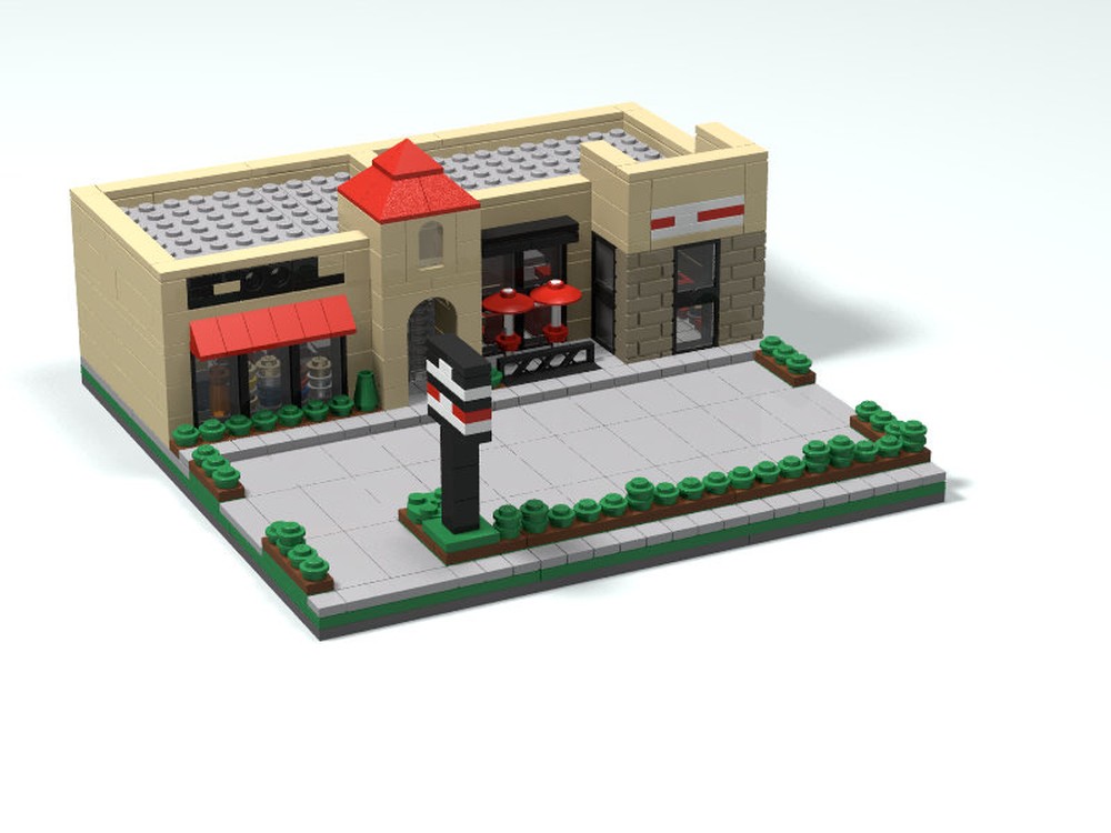 Lego Nano Five Guys and Clothing Store