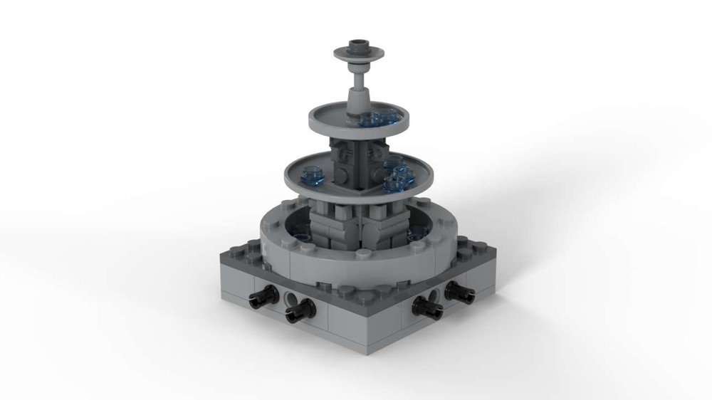 Lego Fountain - modular