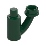 Lego Plant, with Bar and Off-shoot with Stud / Dark Green
