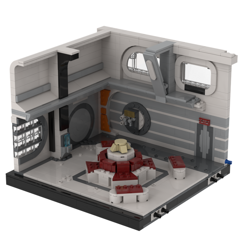 Lego Halcyon Atrium Left Side