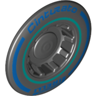 Lego Hub Cap 24mm without Tube with 'PIRELLI Cinturato' print