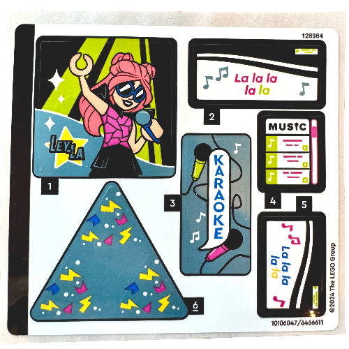 Lego Sticker Sheet for Set 42610-1 / [No Color/Any Color]